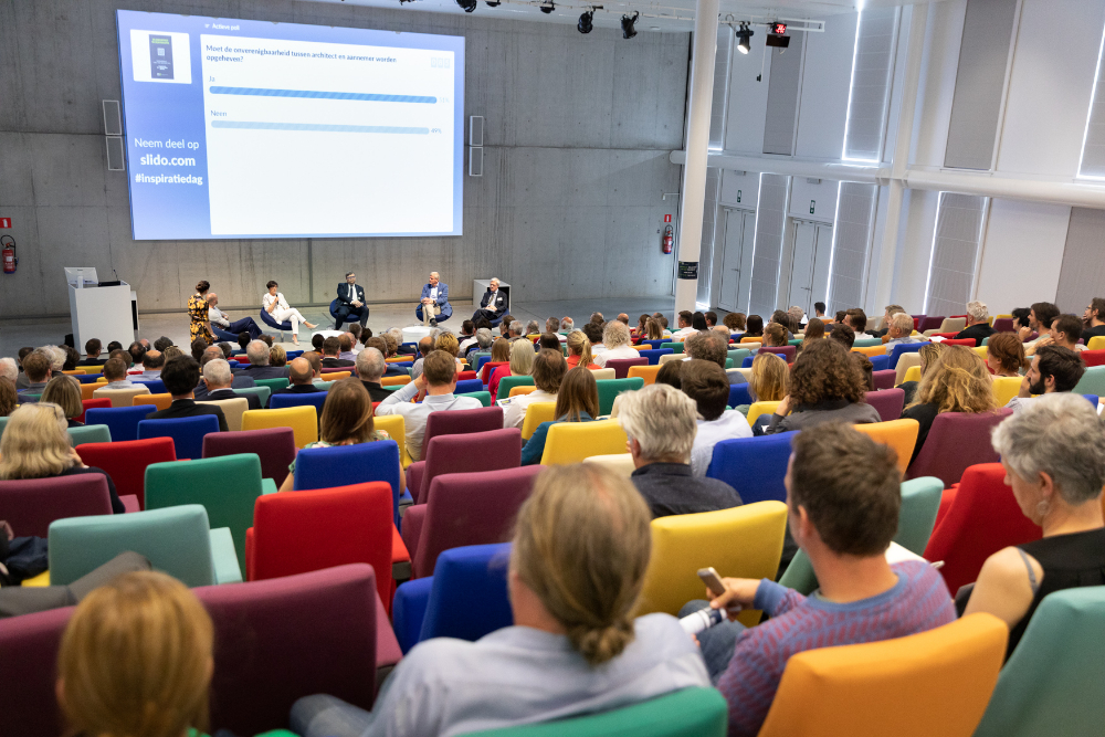 Orde van de Architecten lezing inspiratiedag De architect in (r)evolutie