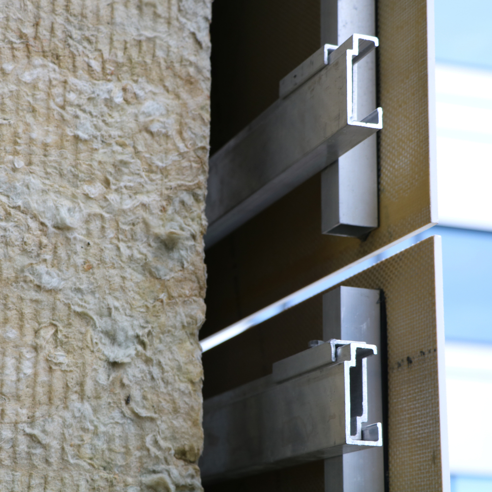 DYNAMIC BONDING SYSTEMS geventileerde gevel luchtspouw