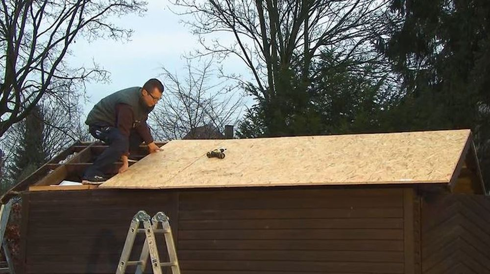 onderdak osb tuinhuis