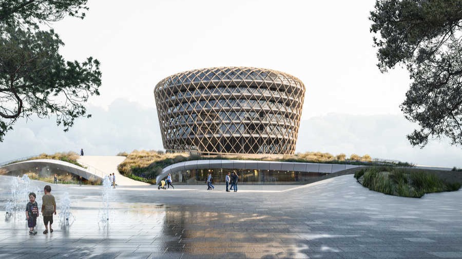 Un nouveau casino à Middelkerke qui donne l'illusion d'un paysage de dunes unique