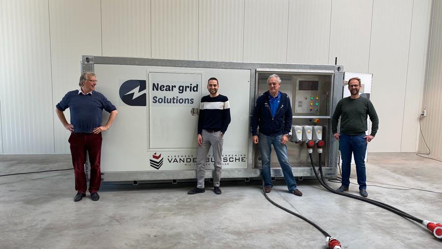 Near grid Solutions permet d'avoir toujours une alimentation électrique sur chantier