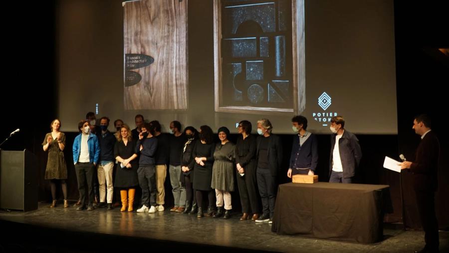 Remise des prix de la première édition du Brussels Architecture Prize à Bozar