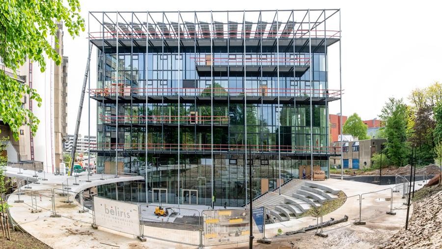 VUB en ULB bouwen futuristisch en duurzaam universiteitsgebouw