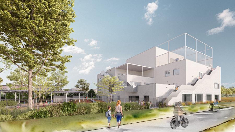 Le projet de construction d'un nouveau bâtiment municipal sur l'avenue de la Reine Fabiola est prêt