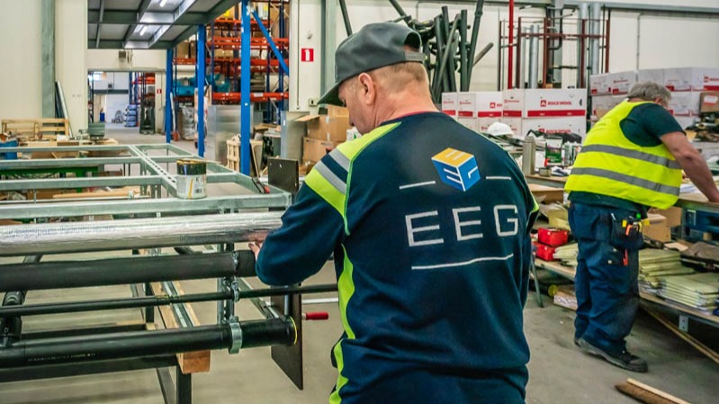 EEG Group: le département interne de préfabrication tourne à plein régime