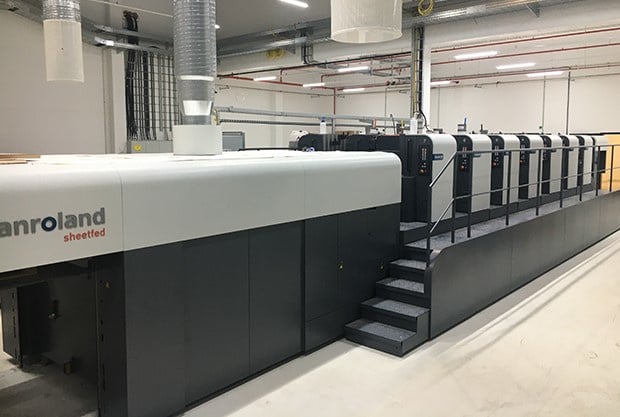 Heintz Van Landewyck investeert in nieuwe Roland 706 zeskleurenpers