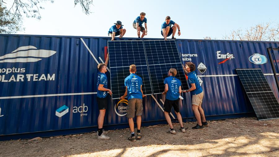 Belgisch Solar Team bouwt innovatief zonnepaneelsysteem voor wedstrijd in Zuid-Afrika