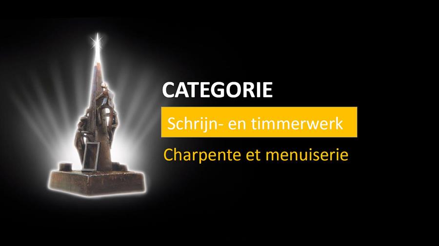 Nominés Trophées Menuiserie: menuiserie et charpente