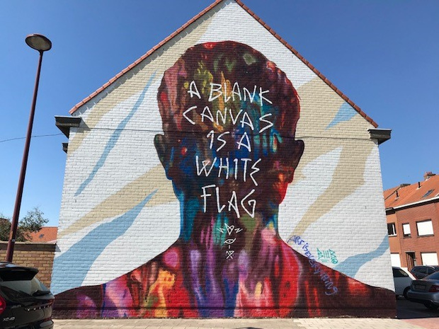 De muren van de stad als canvas