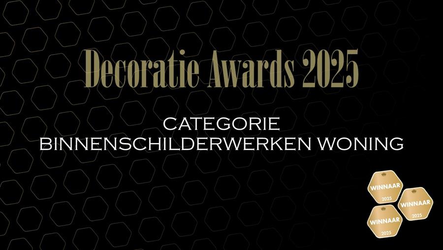 Ontdek de genomineerden in de categorie Binnenschilderwerken Woning
