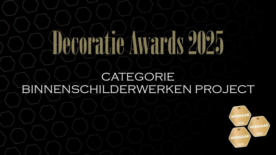 Ontdek de genomineerden in de categorie Binnenschilderwerken Project