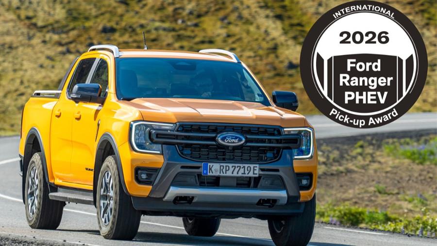 Le Ford Ranger PHEV couronné pick-up de l’année 2026/27