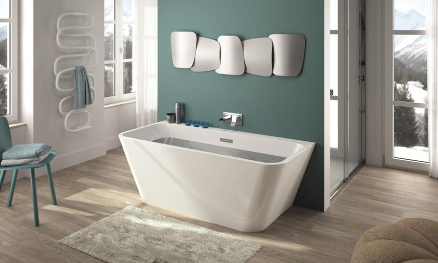La sobriété séduit dans la porcelaine de salle de bains
