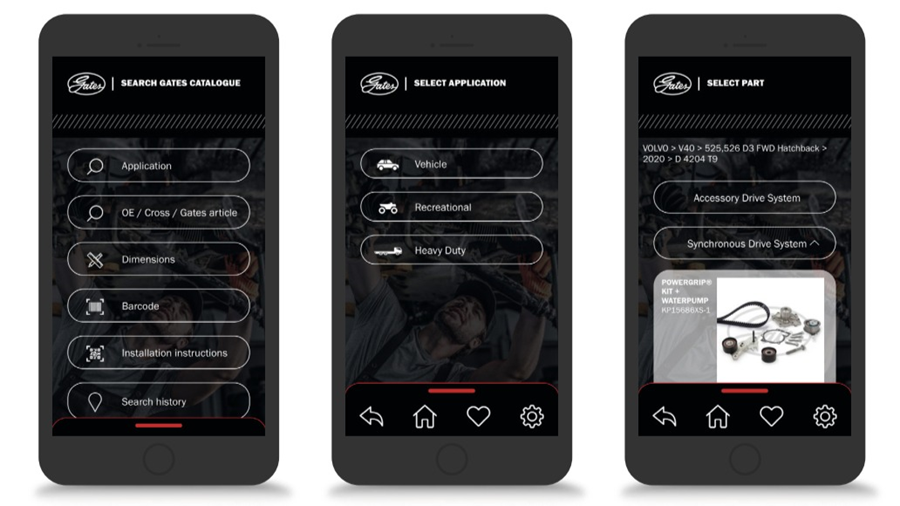 Bespaar tijd en voeg waarde toe met de nieuwe catalogus app van Gates